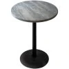 Holland Bar Stool OD214-2236BWOD36RGryStn 36" Round Greystone Outdoor / Indoor Counter Height Table With Round Base