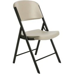 Lifetime 80186 Putty Classic Folding Chair - 4/Pack