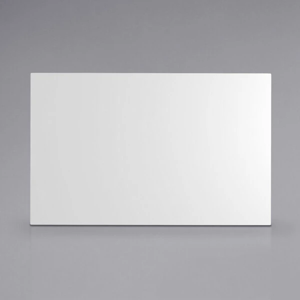 LT&S Alloy Series Lancaster Table & Seating Alloy Series 48" X 30" Rectangle White Dining Height Outdoor Table With 4 Industrial Cafe Chairs 5 LT&S Alloy Series Lancaster Table & Seating Alloy Series 48" X 30" Rectangle White Dining Height Outdoor Table With 4 Industrial Cafe Chairs - Image 5