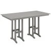 POLYWOOD Farmhouse 37" X 72" Slate Grey Bar Height Table