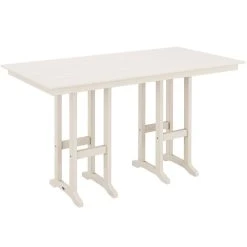POLYWOOD Farmhouse 37" X 72" Sand Bar Height Table