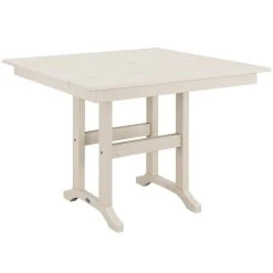 POLYWOOD Farmhouse 37" Sand Dining Height Table