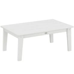 POLYWOOD Lakeside 36" X 22 5/16" White Coffee Table