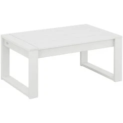 POLYWOOD Edge 34 7/8" X 22 3/8" White Coffee Table