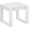 POLYWOOD Edge 19 7/8" White End Table