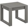 POLYWOOD Edge 19 7/8" Slate Gray End Table