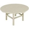 POLYWOOD 38" Sand Round Conversation Table