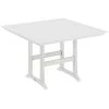 POLYWOOD Farmhouse Trestle 59" White Bar Height Table