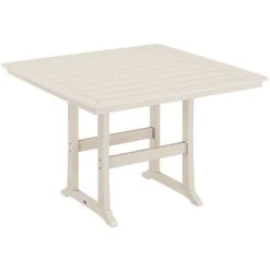 POLYWOOD Nautical Trestle 59" Sand Bar Height Table