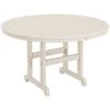 POLYWOOD 48" Sand Round Dining Height Table