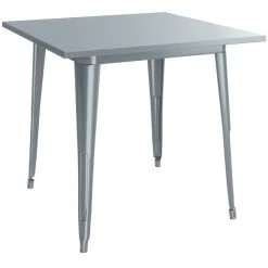 LT&S Alloy Series Lancaster Table & Seating Alloy Series 32" X 32" Charcoal Dining Height Outdoor Table