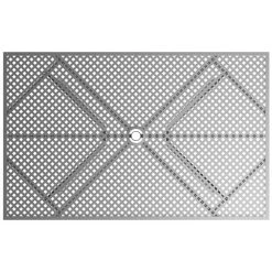 Lancaster Table & Seating Harbor Gray 30" X 48" Rectangular Outdoor Standard Height Table With Modern Legs -Polywood store 2208385