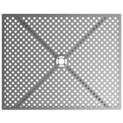 Lancaster Table & Seating Harbor Gray 24" X 30" Rectangular Outdoor Standard Height Table With Ornate Legs -Polywood store 2208391