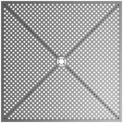 Lancaster Table & Seating Harbor Gray 36" Square Outdoor Standard Height Table With Ornate Legs And 4 Side Chairs -Polywood store 2208407