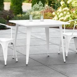 Polywood store 16 LT&S Alloy Series Lancaster Table & Seating Alloy Series 36" X 36" White Dining Height Outdoor Table
