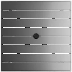 Lancaster Table & Seating 32" X 32" Matte Gray Powder-Coated Aluminum Dining Height Outdoor Table With Umbrella Hole And 4 Arm Chairs -Polywood store 2310050