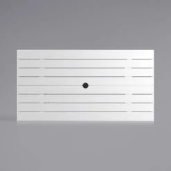 Lancaster Table & Seating 32" X 60" White Powder-Coated Aluminum Dining Height Outdoor Table With Umbrella Hole 5 Lancaster Table & Seating 32" X 60" White Powder-Coated Aluminum Dining Height Outdoor Table With Umbrella Hole -Polywood store 2367791